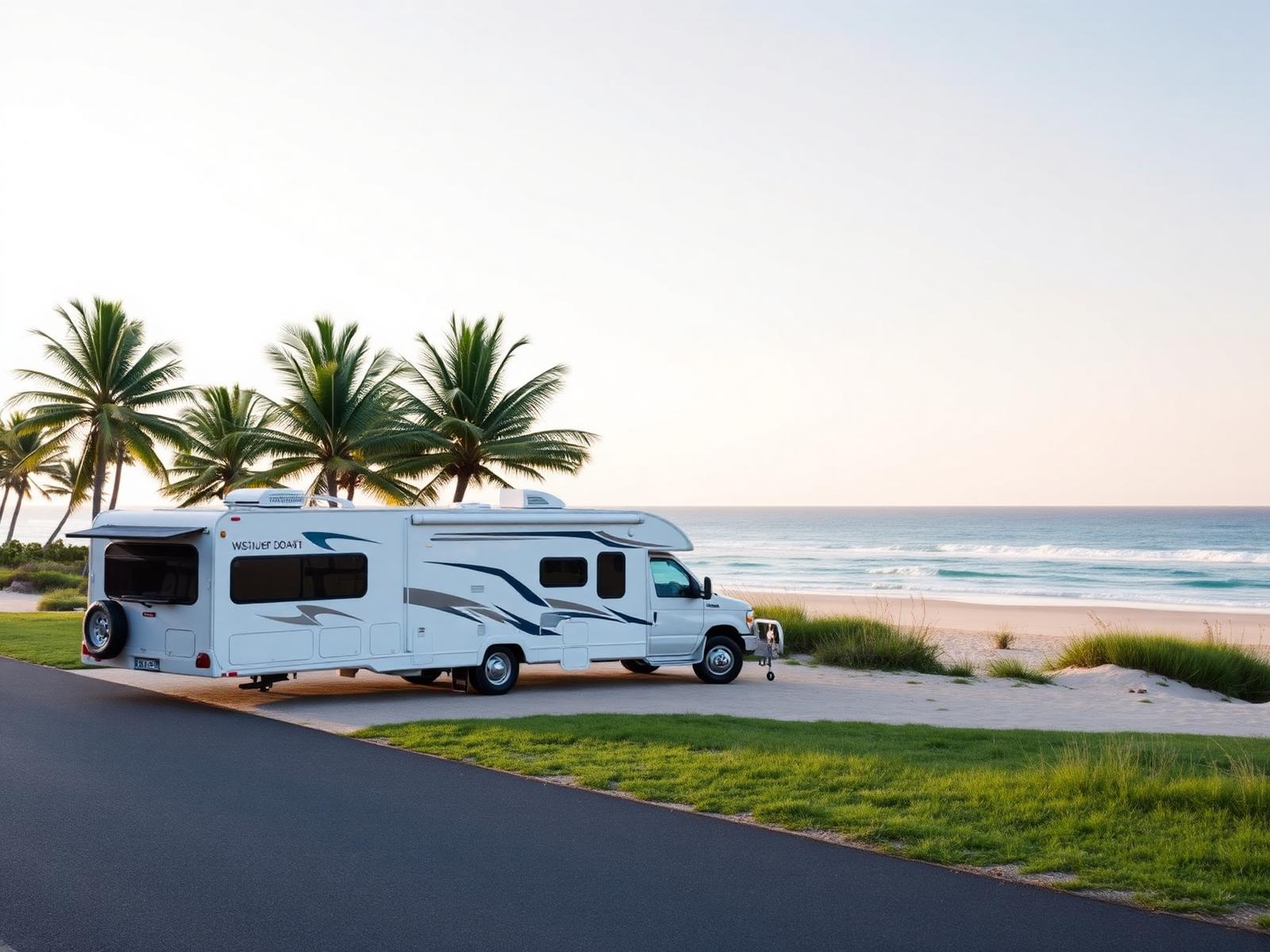 Caravan on the Fraser Coast